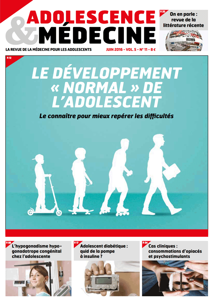 développement normal de l'adolescent adolescence médecine