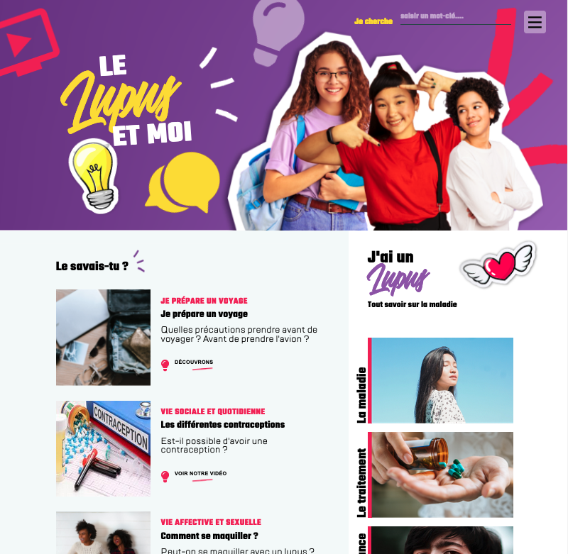 lupus adolescent site jeunes