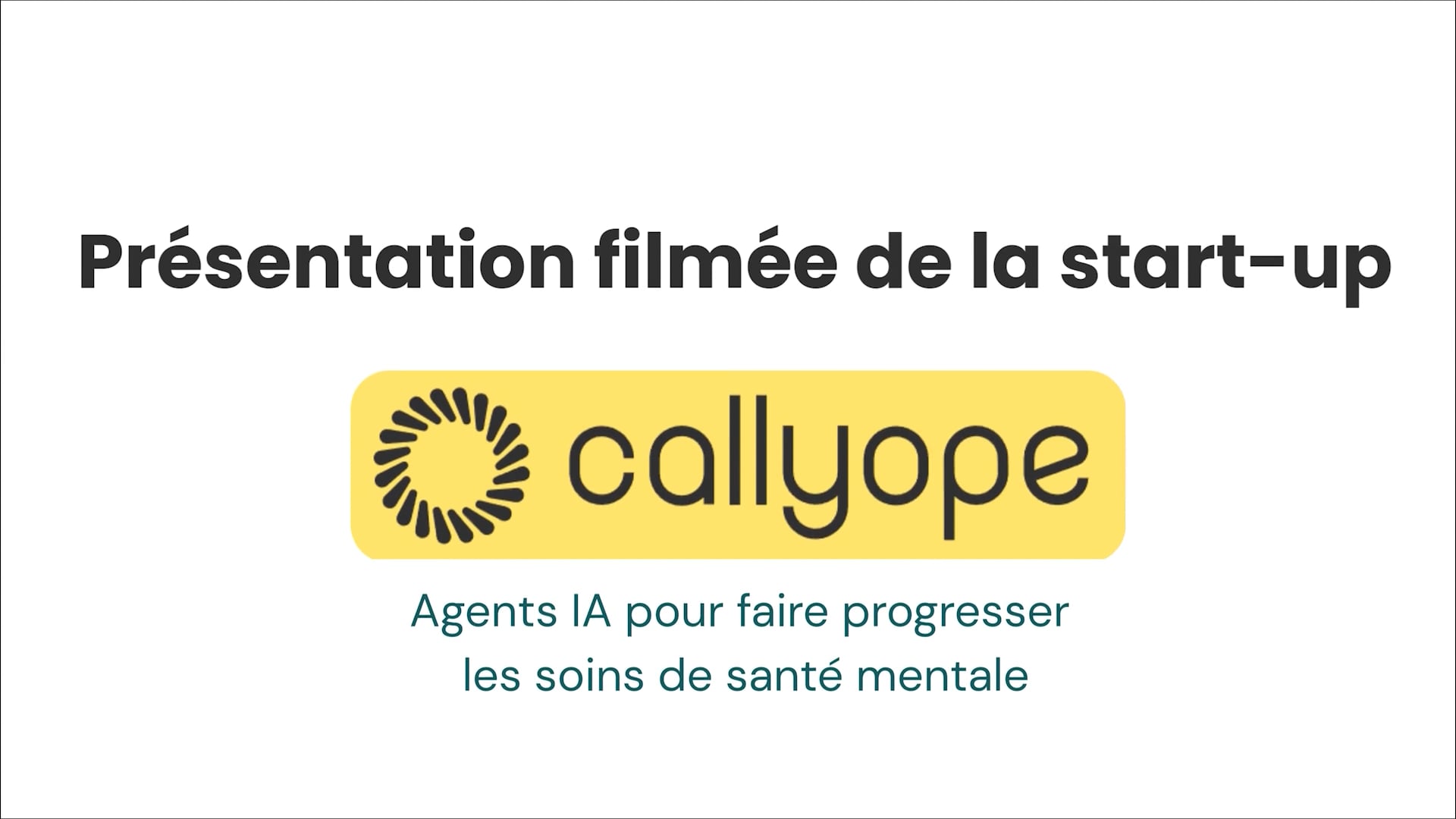 Callyope x Adomed – Présentation filmée